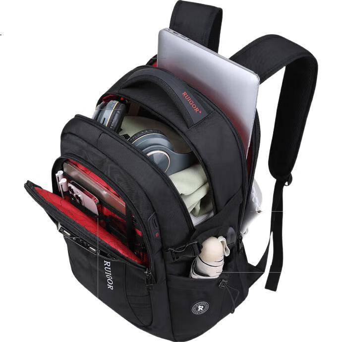Рюкзак Ruige Swiss Army Knife Business Commute, для ноутбука 15.6 дюймов, черный