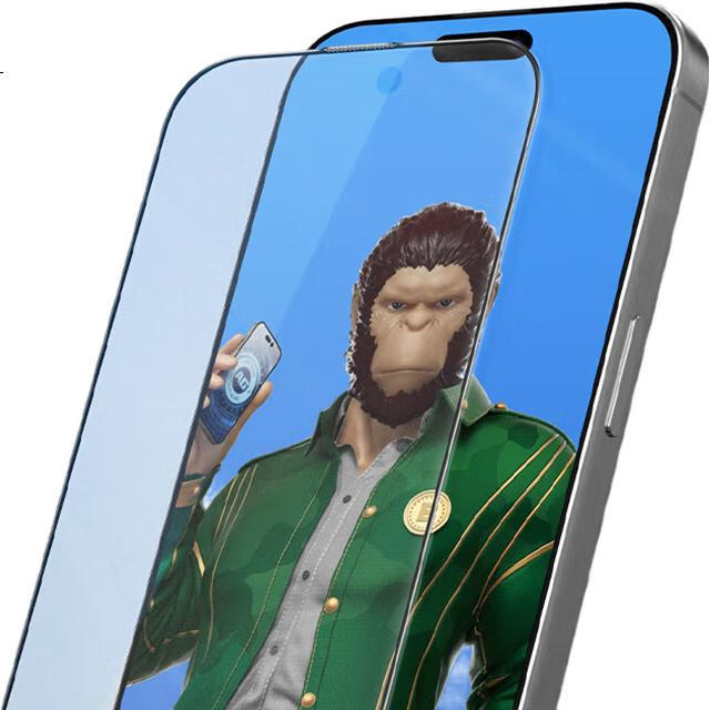 Защитное стекло Lanxingxiansheng для iPhone 15 Pro, противоударное, антибликовое, закаленное