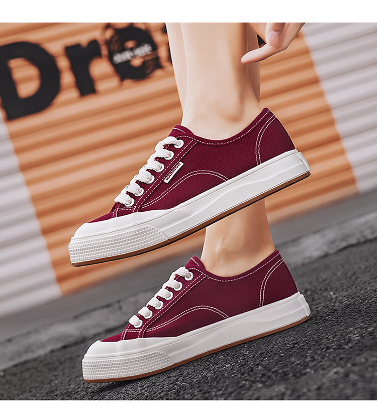 Warrior Official Women's Shoes, 2025 Summer Simple Canvas Shoes, Versatile Sneakers for Female Students, Sports Casual Shoes, Olive Green, Size 40 16