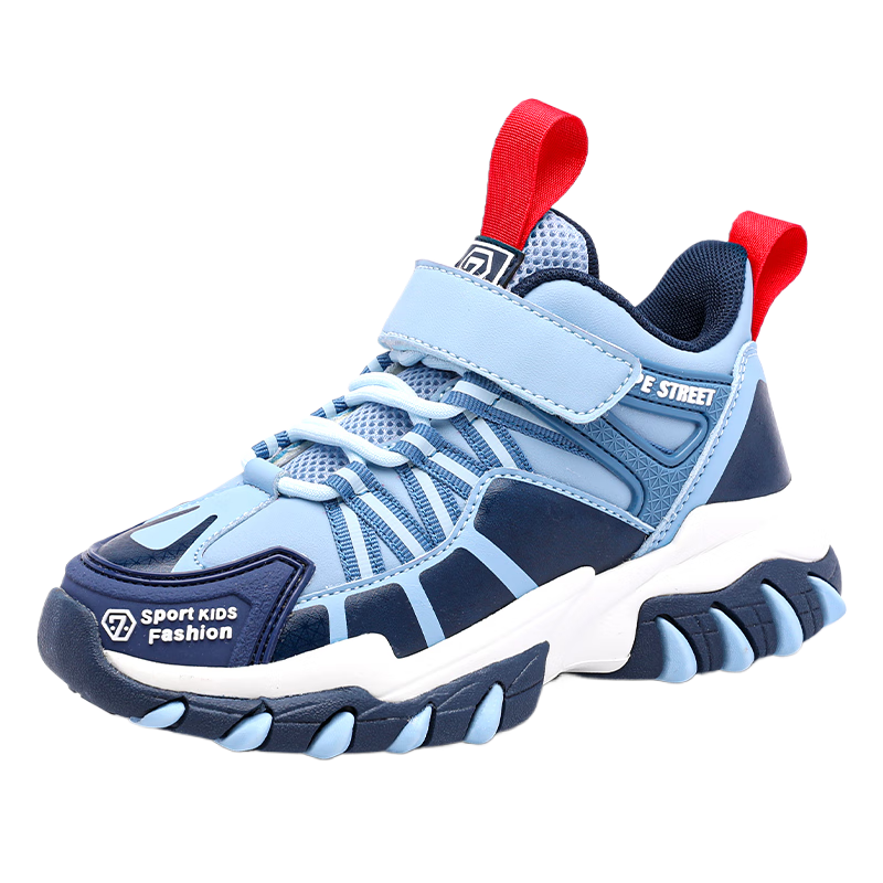 7-PE Boys Outdoor Hiking Shoes 2026 Spring New Waterproof Leather Non-Slip Sports Shoes for Older Boys