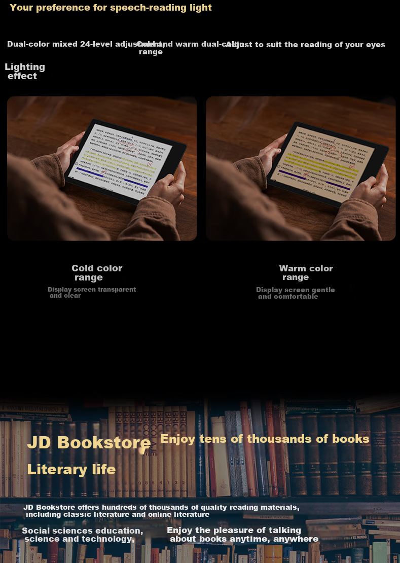 JDRead Collaboration MEEBOOK M8 Series Protective Leather Case Screen Protector 21