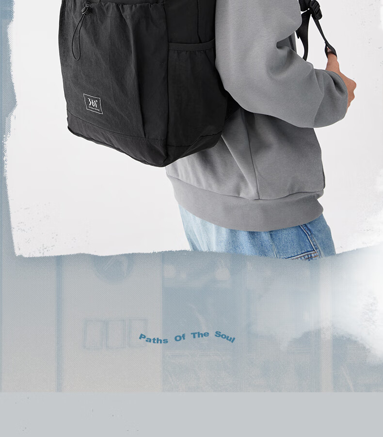 361° Backpack School Season Student Campus Large Capacity Laptop Bag Unisex 512531021-1 1
