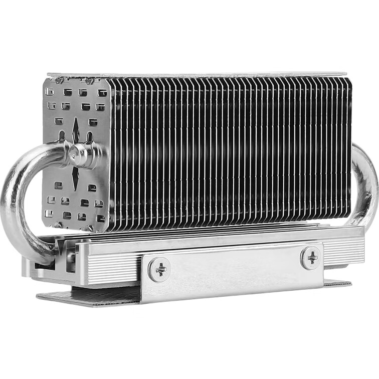 Радиатор M.2 SSD Thermalright HR-10 2280, 2280 мм, полностью гальваническое покрытие, двойные тепловые трубки AGHP, двухслойная силиконовая прокладка