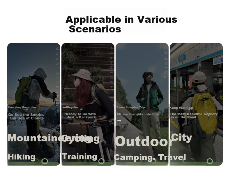 CAMEL Oxygen Pack Outdoor Mountaineering Backpack Double Shoulder Bag Sports Travel Hiking Water-Resistant Climbing Professional School Bag 17