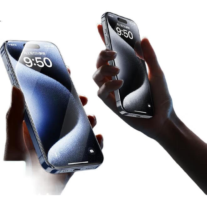 Защитное стекло SmartDevil для Apple iPhone 15 Pro, 3D горячее изгибание, ультратонкое 0.18 мм, полное покрытие, антипылевое, высокая четкость