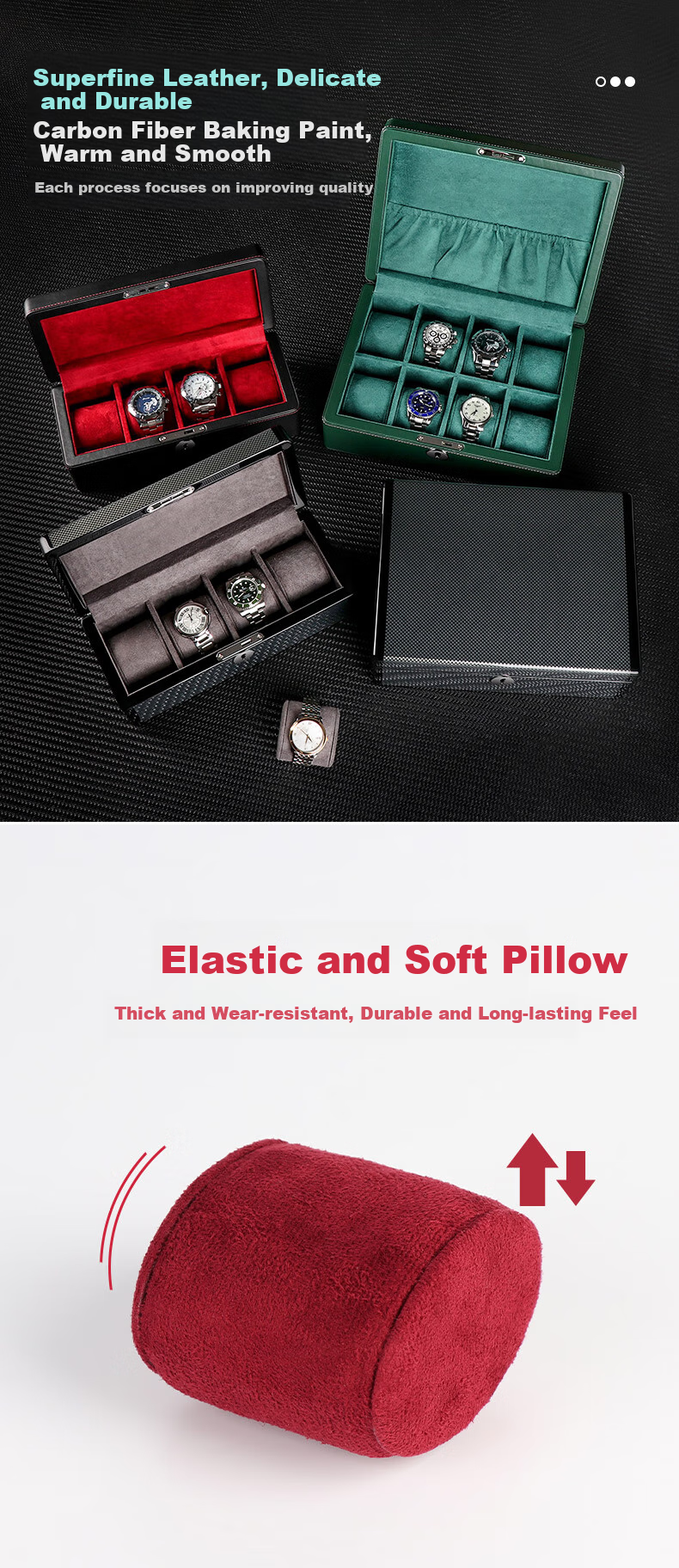 DrikLux Watch Box, Mechanical Wristwatch Case, Storage Box for Watches, Home Organizer Box, Gift for Elders, Husband, Birthday And New Year Present 2