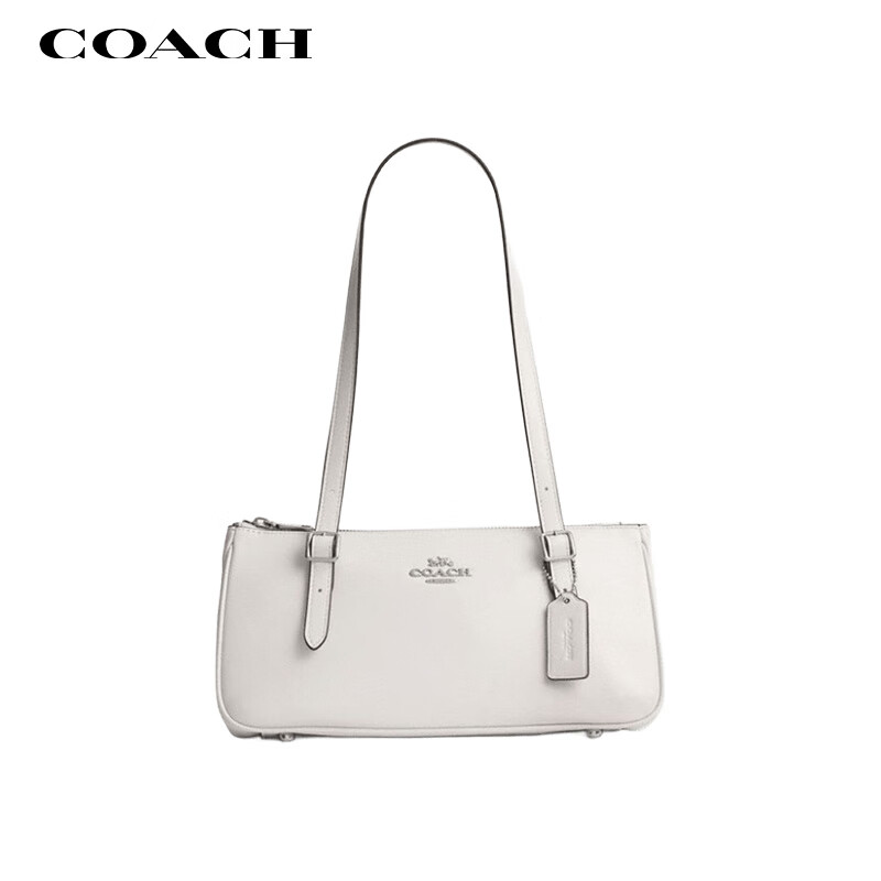 COACH ASHER Women's Solid Color Shoulder Crossbody Baguette Bag Black CBJ05 Gift