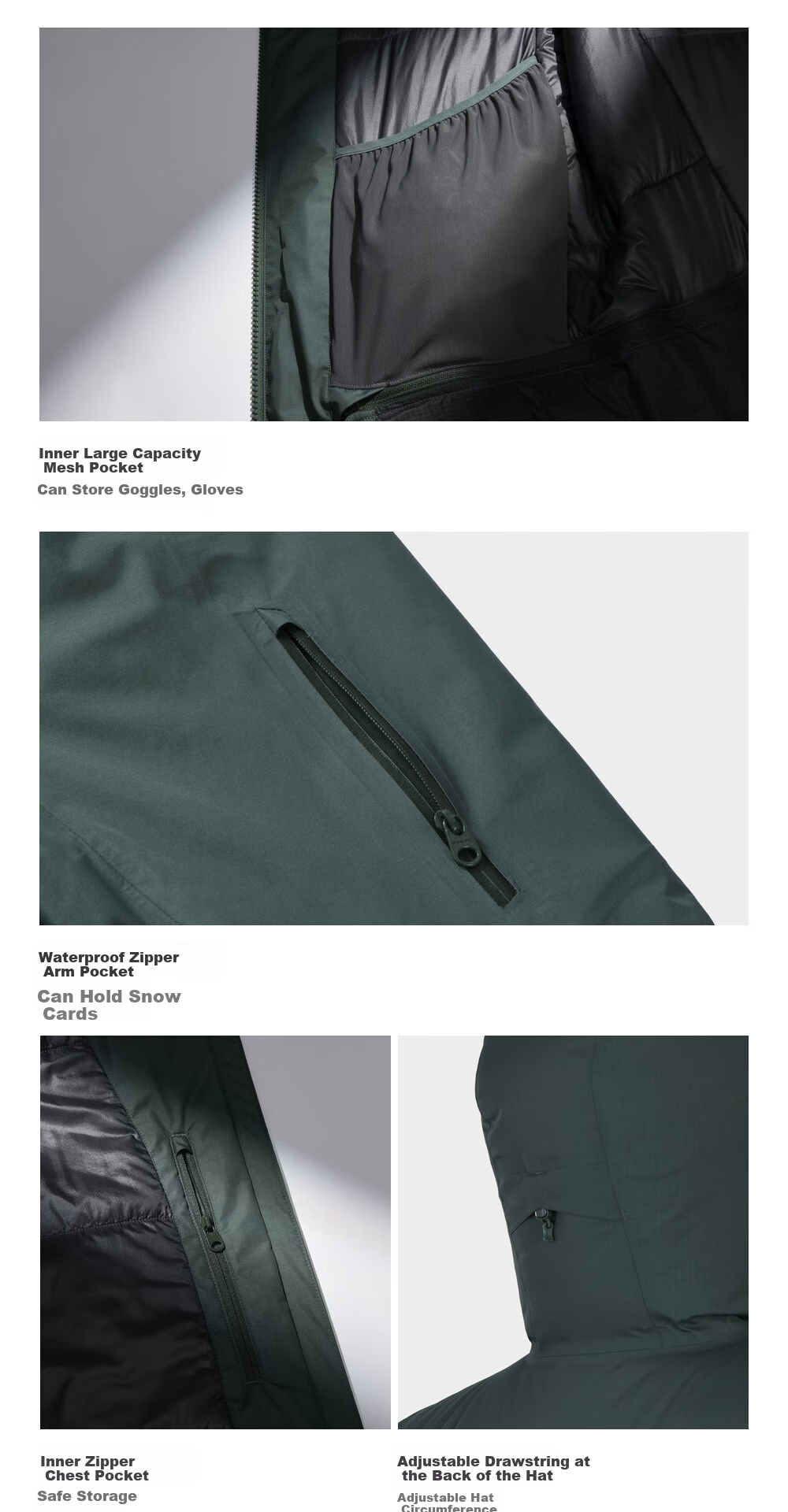 KAILAS Boge Da PLUS Hard Shell Jacket for Men And Women, Windproof, Waterproof, Warm Outdoor Hiking Coat 26