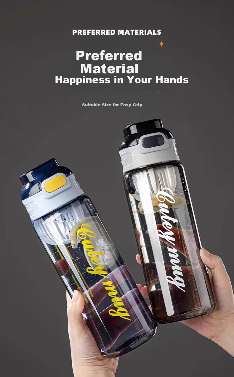 Chayan Sports Water Bottle, Large Capacity, for Men And Women, Outdoor Activities, Fitness, Summer Use, Portable Water Jug for Students, 850ml 3
