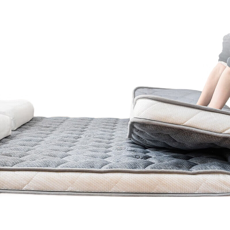 Матрас Dohia Home Textile, кокосовый латексный, для кровати 1.5 х 2 м, серый, 200*150 см