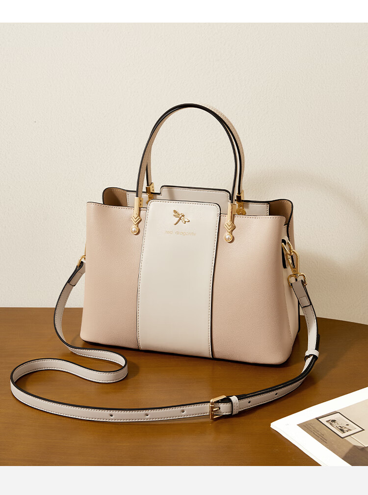 RED DRAGONFLY 2026 New Women's Handbag, Cowhide Crossbody Bag for Mothers, Birthday Gift Box for Mom 3