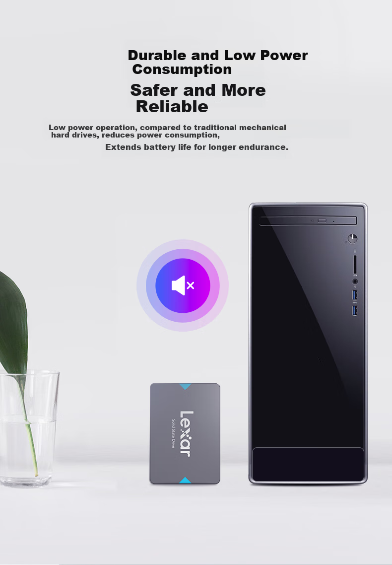 Lexar NQ100 Series, 1TB 2.5-Inch SATA3.0 Interface, High-Capacity SSD Solid State Drive, Read Speed 550MB/s, Efficient for Office And Gaming, Upgraded Choice 5