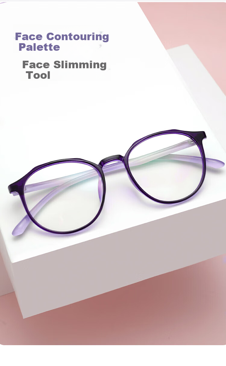 Nianqingtai Women's Fashionable Full-Frame TR90 Comfortable High-Definition Ultra-Light Imported Reading Glasses D685 + 400 Degrees 11