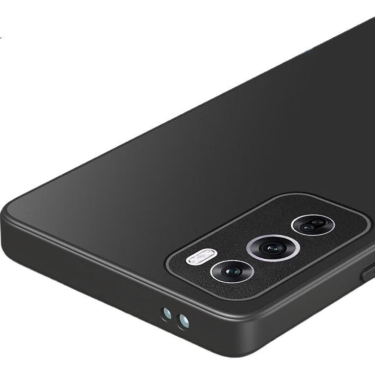 Чехол HotFire для OPPO Reno12, противоударный, противоскользящий, защищающий камеру, графитовый черный
