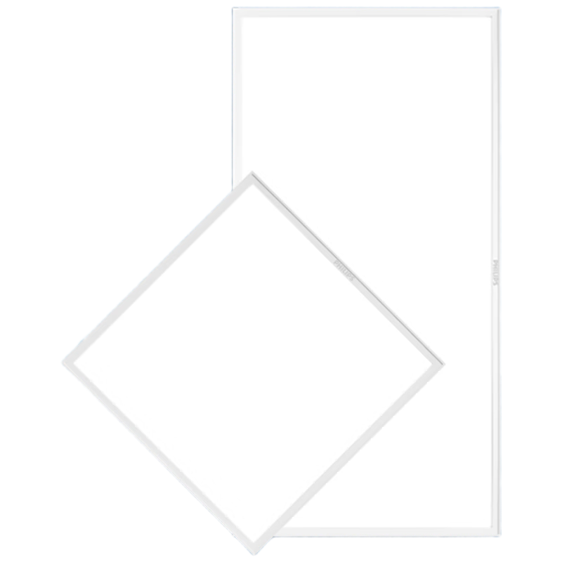 PHILIPS LED Integrated Ceiling Panel Light Aluminum Buckle Plate Light Fixture [IP40 Full Spectrum] 18W White Light 6000K 300x300mm