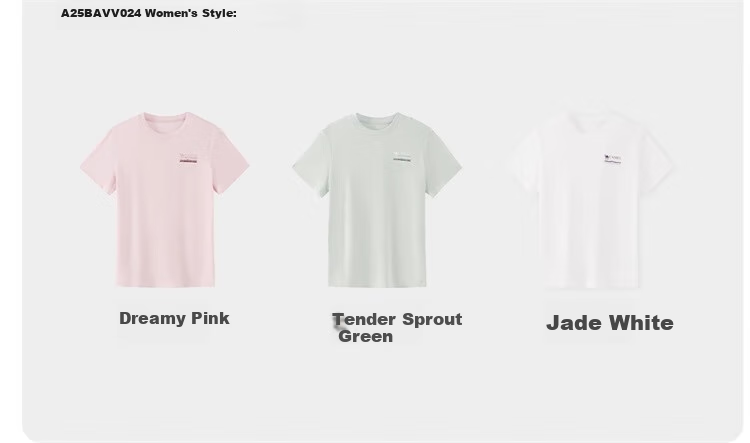 CAMEL Outdoor Quick-Dry T-Shirt, Casual Short-Sleeve Round Neck, Suoluna Cotton T-Shirt, Cool-Feeling Heat-Shielding Sports Short Sleeve, A15BAVV023 37