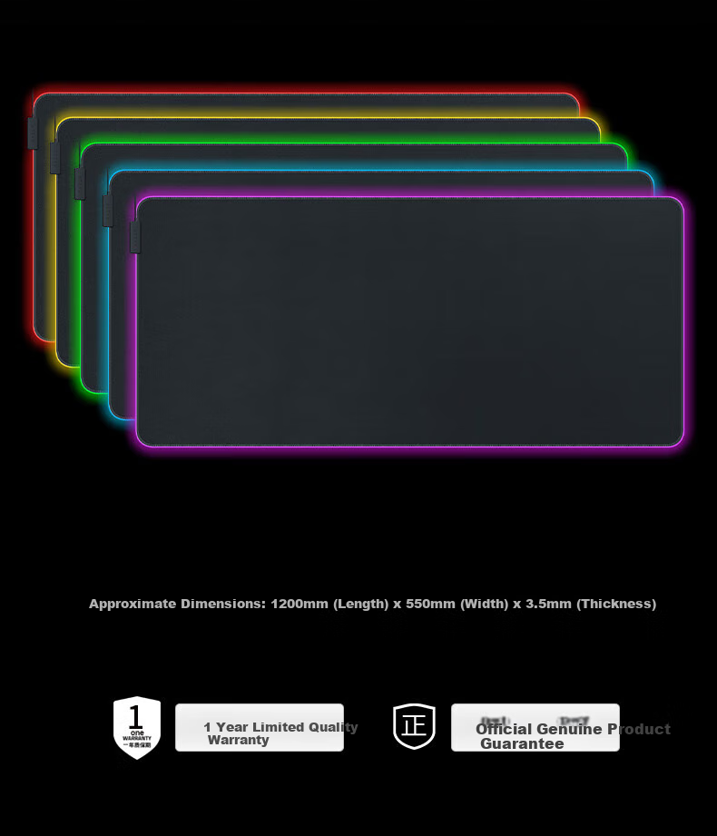 Razer Armor Bug Iridescent Edition - 3XL Gaming Mouse Pad, Iridescent Mouse Pad 7