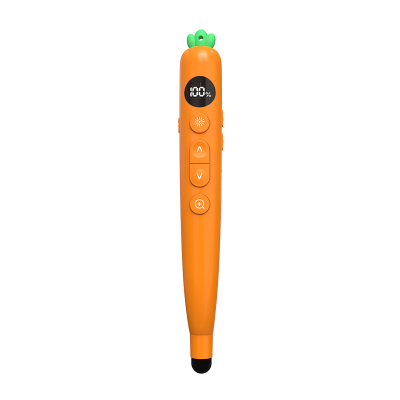 Obai T12S Telescopic Teaching Pointer Flip Pen Multifunctional PPT Remote Control Laser Pointer with Zoom Countdown Writing Multimedia Teaching All-in-One Electronic Whiteboard Touch Pen