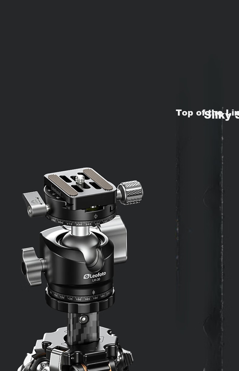 Leofoto Tripod, Hydrogen Series Professional Portable Carbon Fiber DSLR Camera Photography And Videography Tripod with Center Column, Compact Tripod LY-284C (Single Tripod) 2