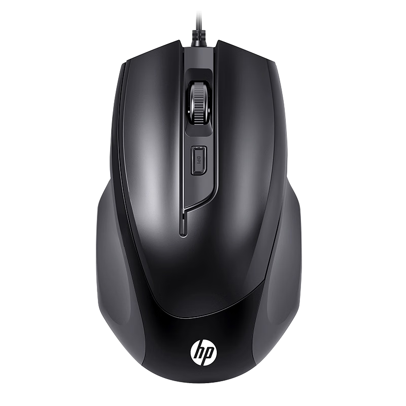 HP M150 Wired Silent Business Office USB Ergonomic Mouse for Desktop Laptop Black