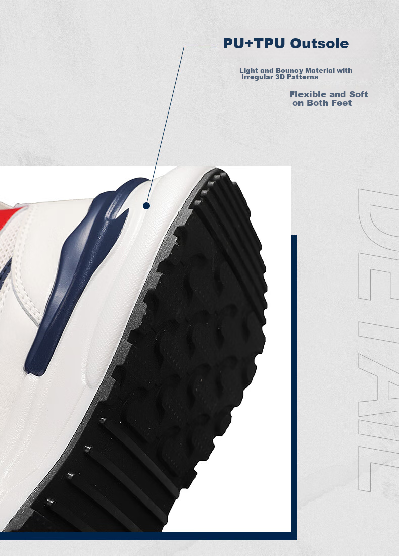 U.S. POLO ASSN. Men's Shoes, Autumn New Style, Breathable Thick-Soled Casual Shoes, Low-Top Mesh Forrest Gump Shoes, Sports Running Shoes for Me 12