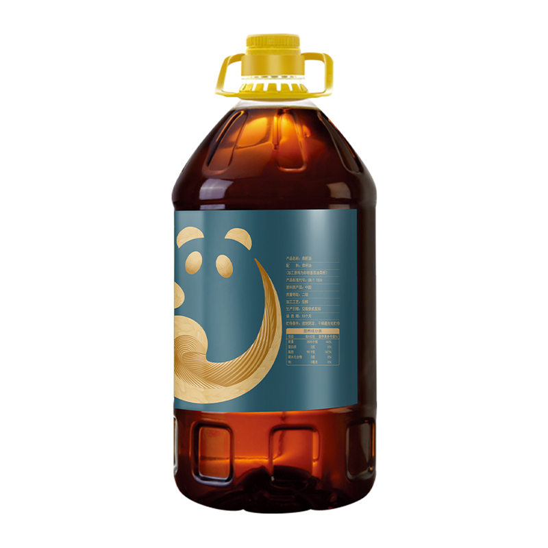 天府菜油 【保真菜籽油】压榨浓香菜籽油6.18L 四川风味 食用油 非转基因