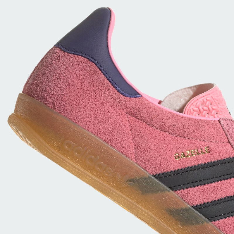 Adidas Women's Trefoil Series, GAZELLE INDOOR W Low-Top Casual Shoes, IE7002, Pink, Size 36 7