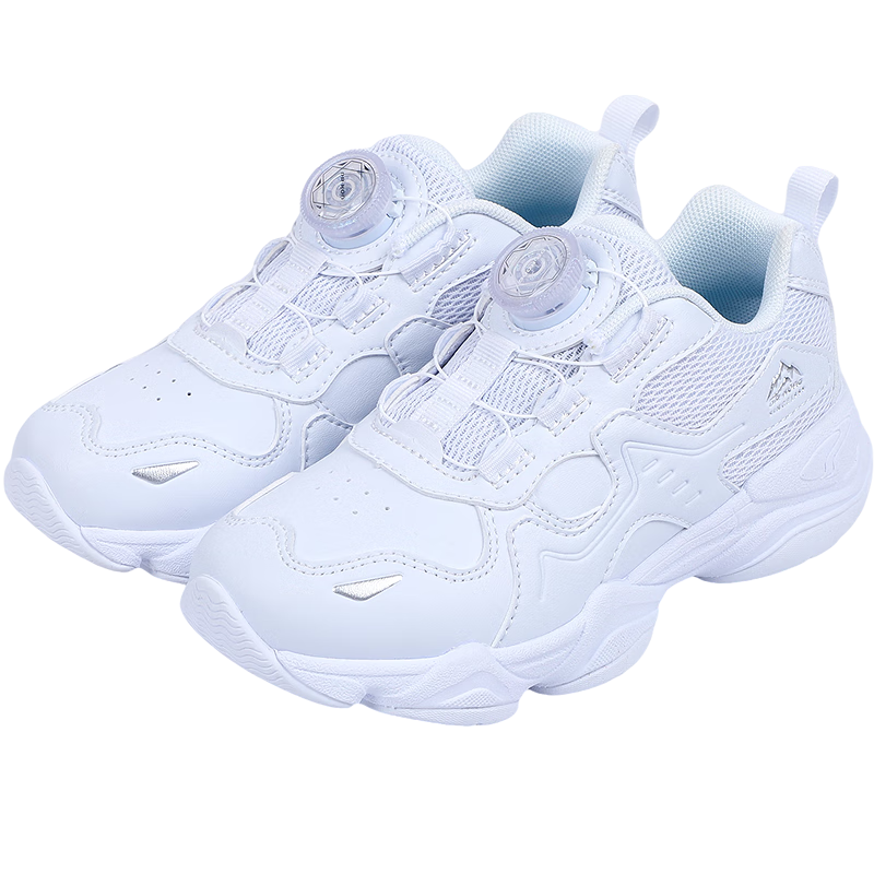 DR·KONG Soft Sports Shoes Autumn Breathable Running Shoes for Boys And Girls Children's Shoes 2B16A3045AX White Size 32