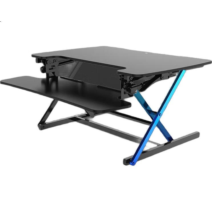 Loctek Adjustable Standing Desk with Folding Top, Height Adjustable Workstation for Sitting And Standing Alternately, M2S Elegant White