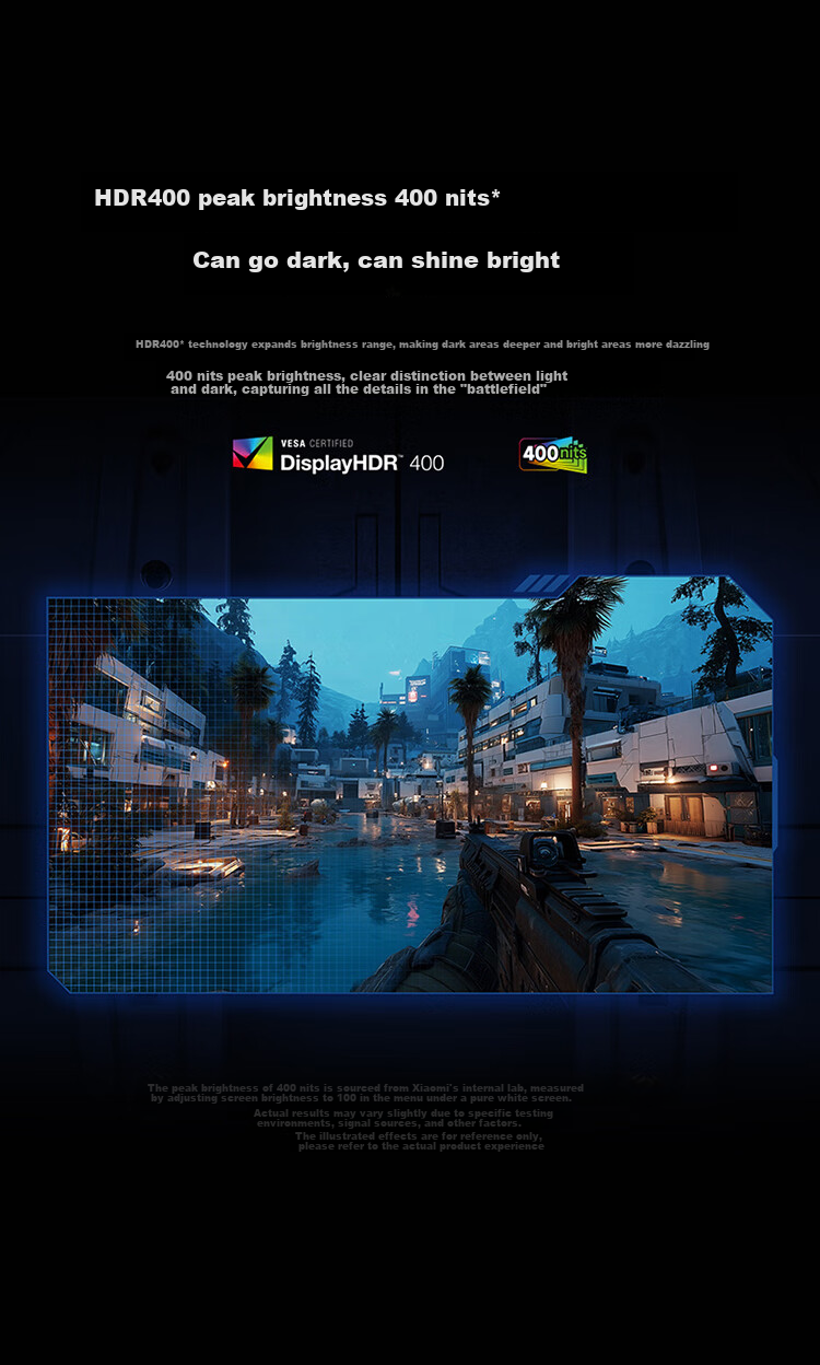 MI REDMI 27-Inch Gaming Monitor, 200Hz High Refresh Rate, Fast IPS HDR400, 1ms GTG, Computer Office Display Screen G27 6