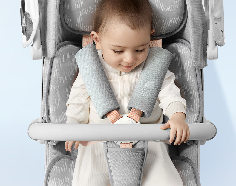 Babycare Breathable Cooling Mat for Baby Stroller, Divided Support Natural Antibacterial Mat 39×72CM 2