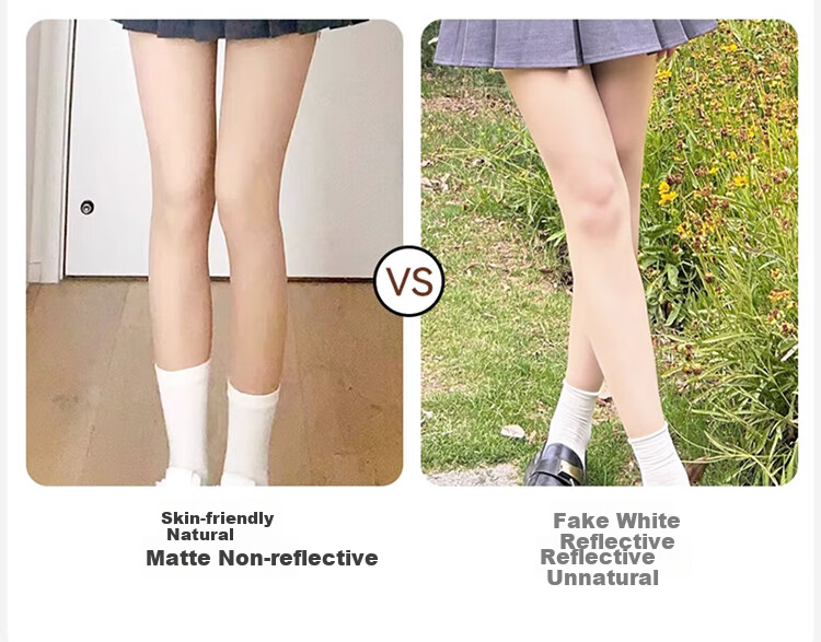 Dushiliren Silk Stockings for Women, Summer Ultra-Thin Pineapple Pattern, Cuttable, Anti-Slip Pantyhose, Sexy Thigh-High Tights, 2-Piece Set 5