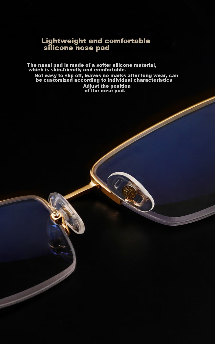 Laoyezi Anti-Blue Light Reading Glasses for Men And Women, New National Standard Presbyopic Glasses 70068 Gold 200 Degrees (55-59 Years Old) 10