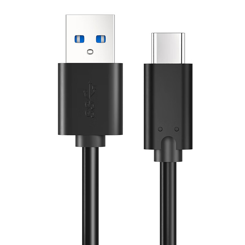 Кабель USB 3.0 ULT-unite Type-C, 1 метр, черный, для быстрой зарядки и передачи данных 5 Гбит/с