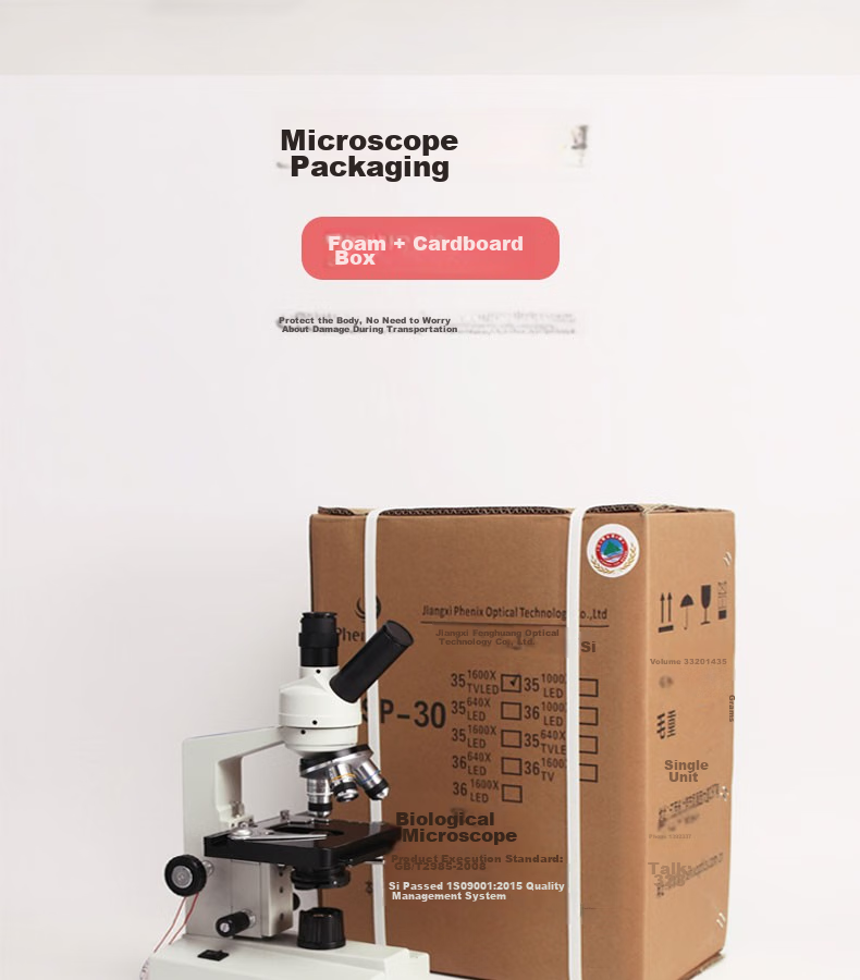 Phenix XSP-36 Binocular Biological Microscope, 1600x Magnification, Professional Scientific Experiment, Home Use, Livestock Breeding 12