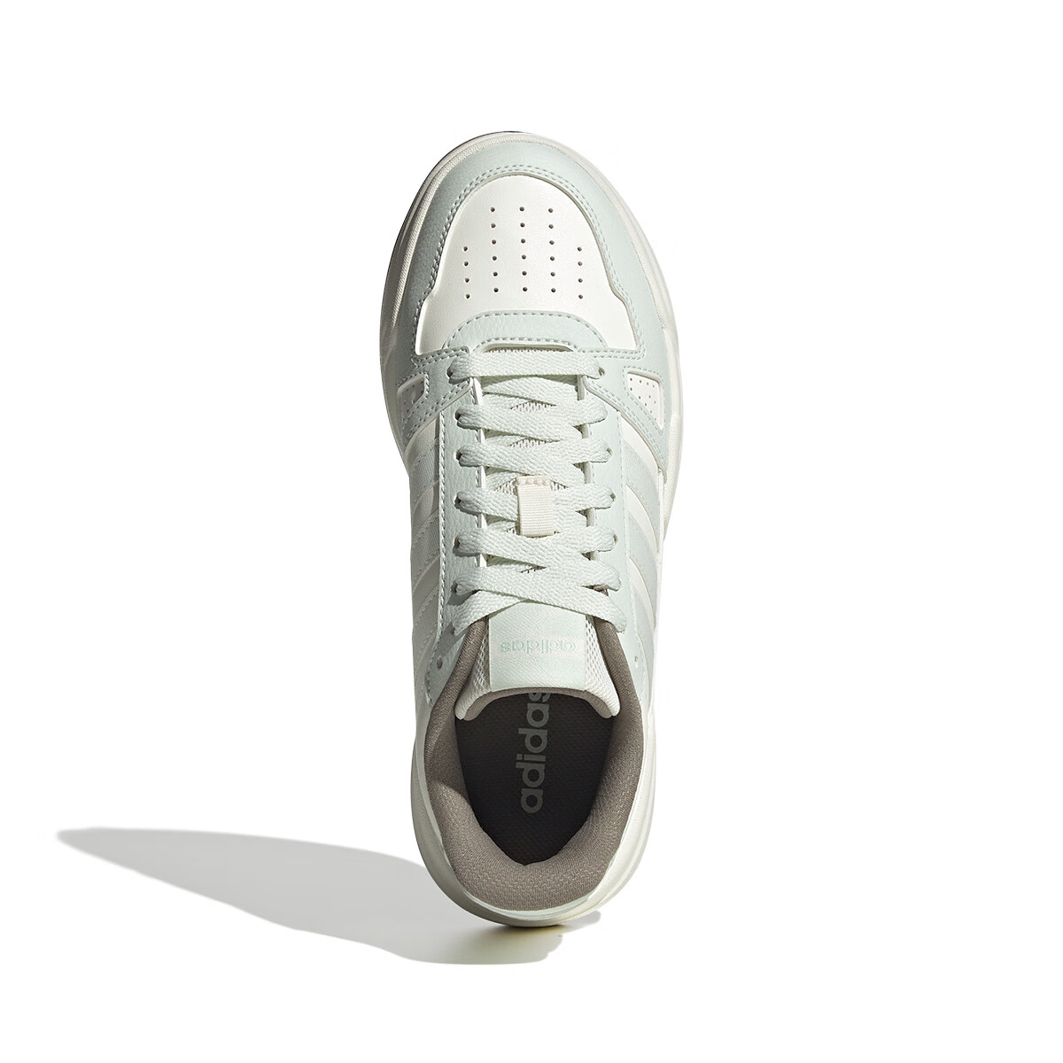 Adidas Women's Summer Breathable Casual Sneakers Lightweight Soft Sole Shock Absorption Minimalist White Shoes Ochre Brown Size 38.5 5