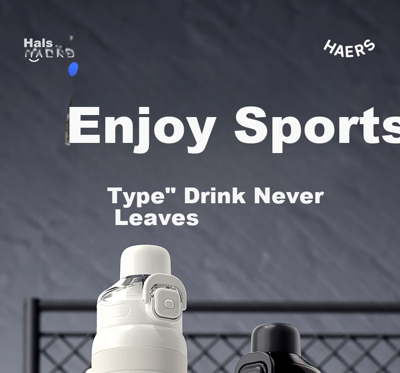 HAERS Insulated Mug, 316 Stainless Steel, Large Capacity, for Men And Women, Dual-Use Sports Water Bottle, Stylish Fitness Portable Cup 1