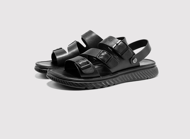 DANCING WOLVES Summer Sandals Dual-Wear Breathable Quick-Dry Casual Outdoor Beach Shoes Durable Non-Slip Black Size 41 4