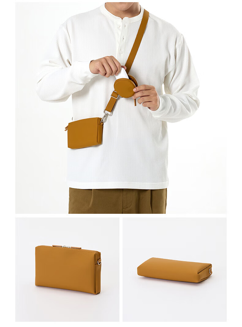 MUJI Modular Storage Bag Digital Accessories Organizer Long 25x18x7.8cm 13