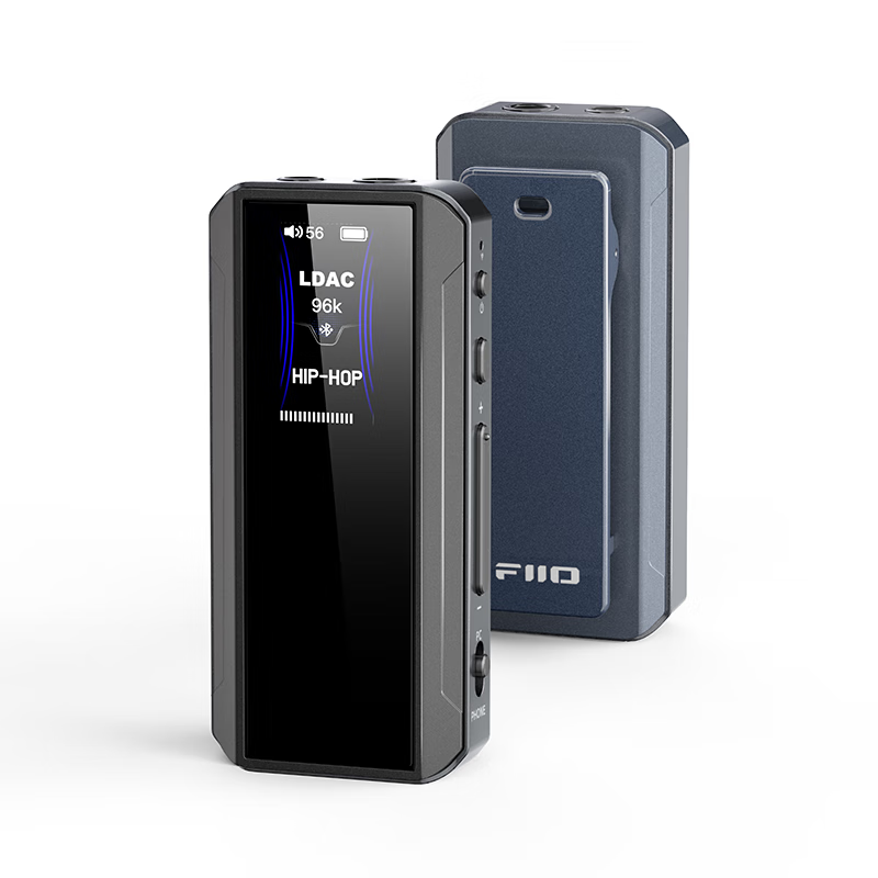 FiiO BTR13 Bluetooth 5.1 Decoding Headphone Amplifier with Microphone, Compatible with Computer Desktop Tablet Mobile Phone Speakers Sound Card Universal Black Decoder