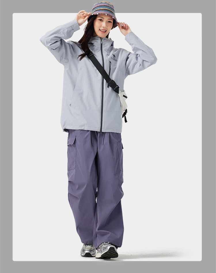 CAMEL (CAMEL) 【Wang Junkai's Choice - Rain God Cruiser】Outdoor 3-in-1 Fleece Assault Jacket 2025 New Model Coat 29
