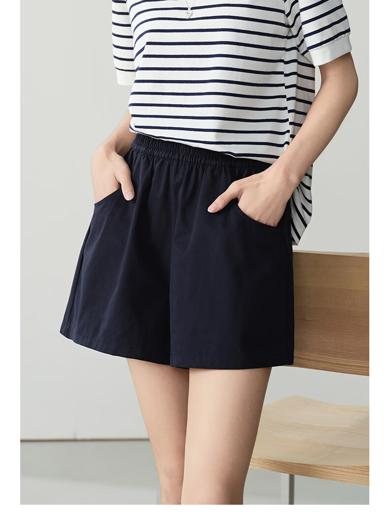 Langsha Women's Summer Shorts 2025 New Fashion Pure Cotton Slim Fit Lightweight Cool Casual Sports Pants 15