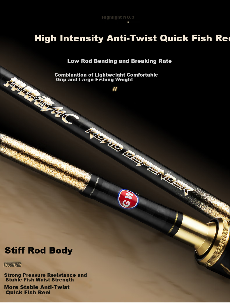 GW Fishing Rod, 1.38m UL Action Straight Handle, Hanluze Micro Lure Rod, Bare Rod, Baitiao, Topmouth Culter Rod, Lure Rod, Fishing Pole, Fishing Tackle 10