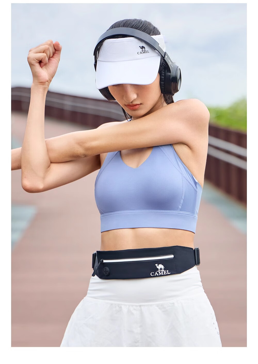 CAMEL Running Phone Pouch Men's Waist Bag Women's Sports Bag Lightweight Invisible Belt Running Gear 173BA9X010 Bright Yellow 18