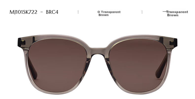 Mujiushi [Celebrity Style] Trendy Large Square Sunglasses, Face-Slimming, UV Protection, SK722 Obsidian Black 24