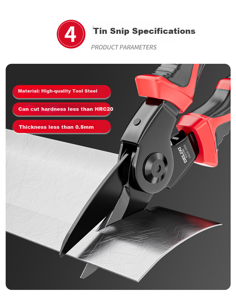DELIXI Multi-Functional Pliers Set: Wire Cutters, Cable Strippers, Electrician's Pliers, Line Cutters, And Wire Crimpers 7