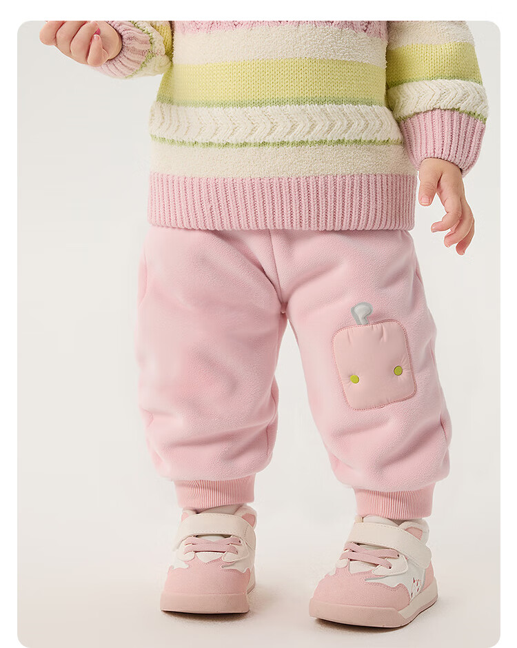 BALABALA BalaOne Loose-Fitting Joggers Pants for Boys And Girls, Winter Warm Trousers 209425108202 14