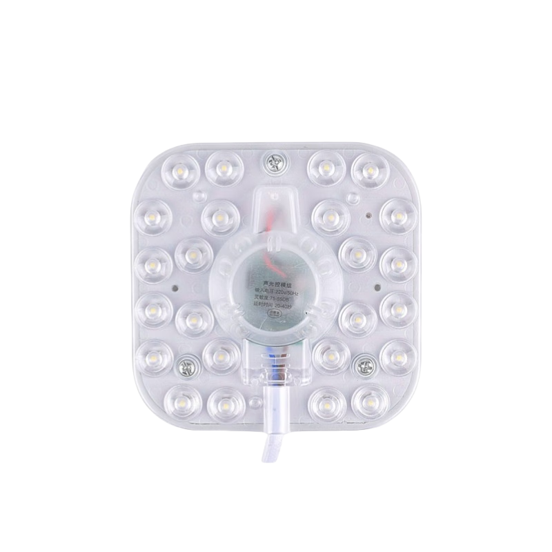 Yunzhizhuo LED Smart Sensor Light Core Property Corridor Panel Ceiling Sensor Replacement Light Source Module [Voice Control Sensor Version] 12W