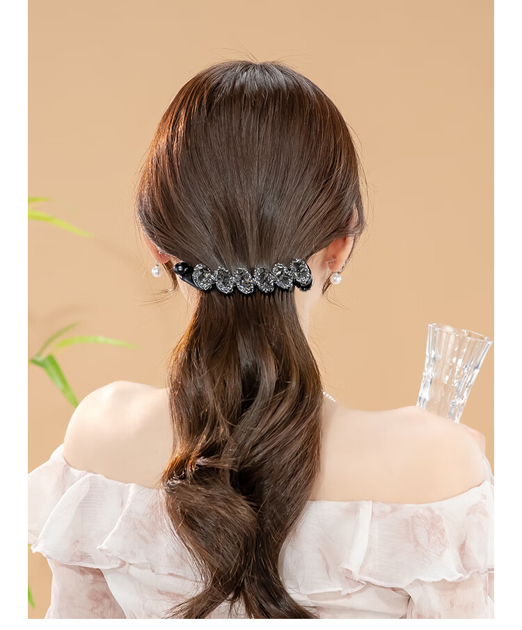 CHIMERA Large Banana Hair Clip High Volume Ponytail No Trace Hairpin Elegant Twist Hair Accessory for Women Birthday Gift 3
