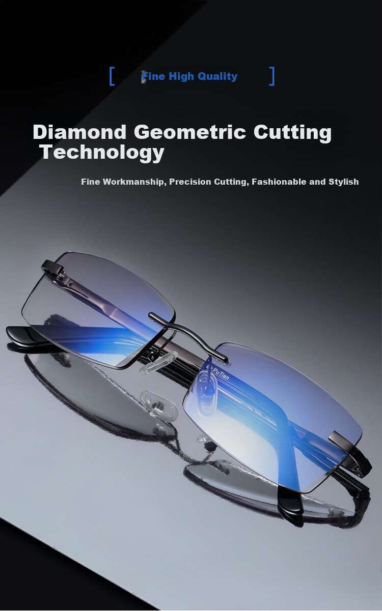 Mr.PuTian Reading Glasses for Men And Women, Anti-Blue Light, Anti-Fading, Anti-Glare Presbyopic Glasses, 250 Degrees, for Ages 60-64 5